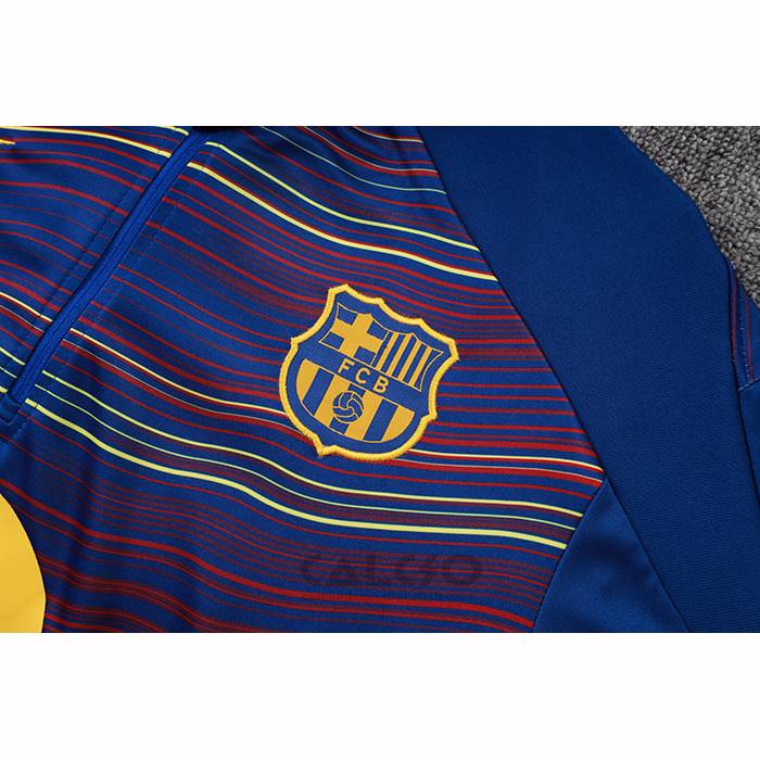 Tuta da Track di Felpa FC Barcellona Bambino 2025-2026 Blu Giallo